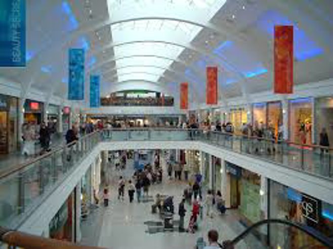 inside of a mall 
